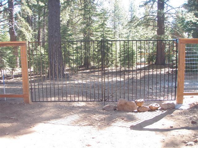 14ft Wide Double Drive Gate Custom