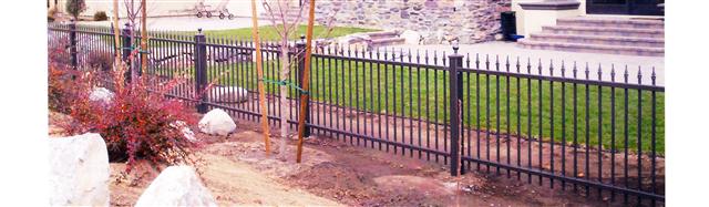 3ft Ornamental Iron with decorative accents