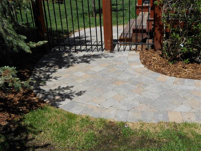 Paver walk after 2