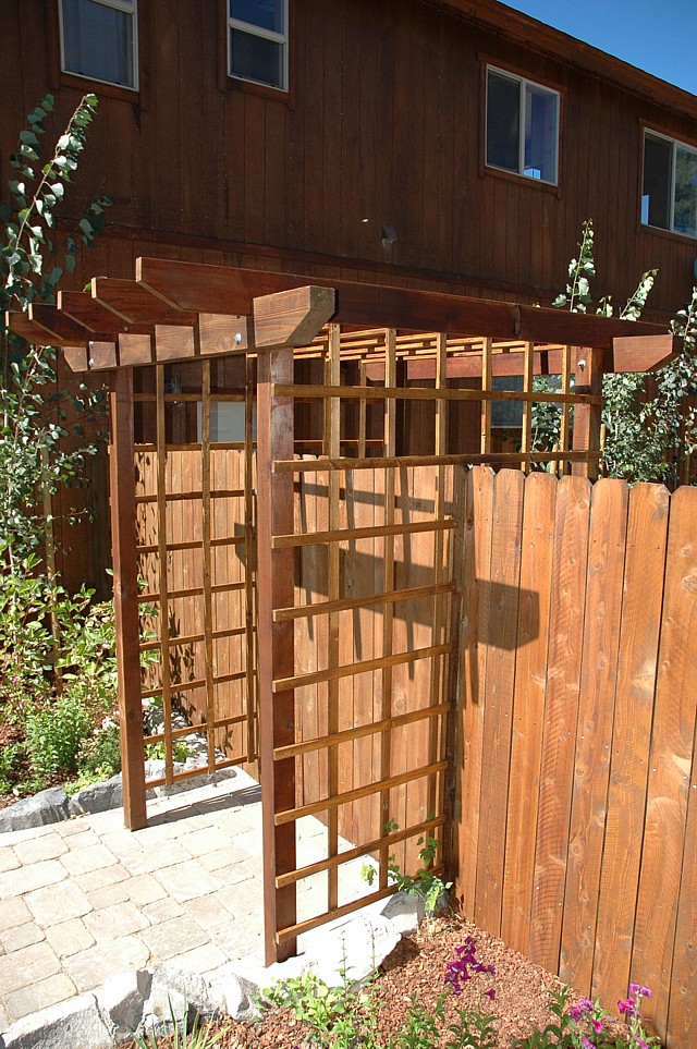 Arbor and Fence